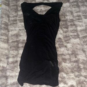 Y2K dead stock Bebe black halter top/dress